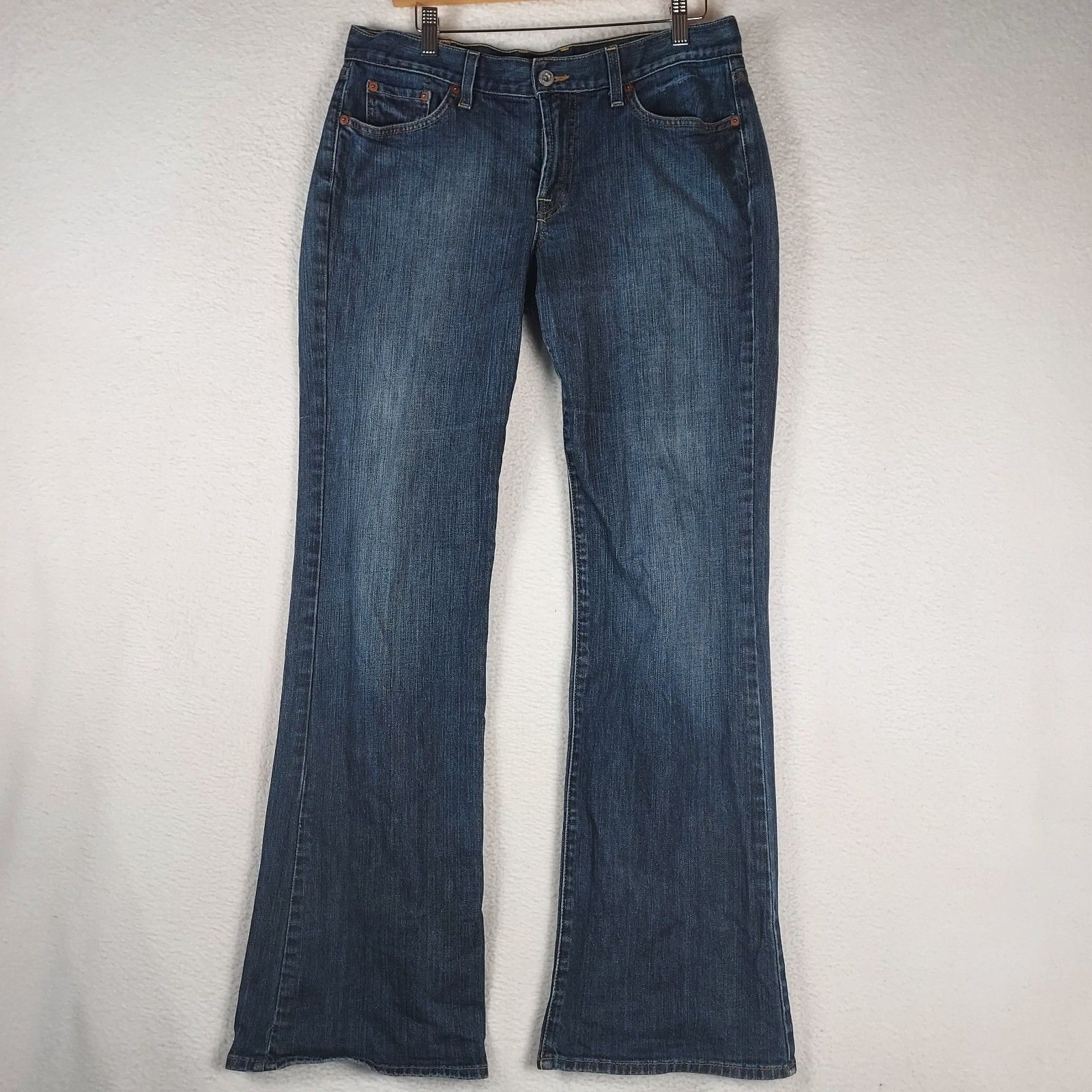 Lucky Brand Womens 1231 Made In Usa Jeans Medium Indigo Bootcut Flare